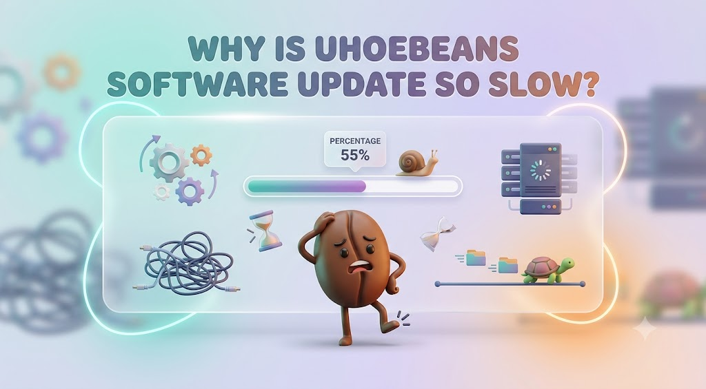 why is uhoebeans software update so slow